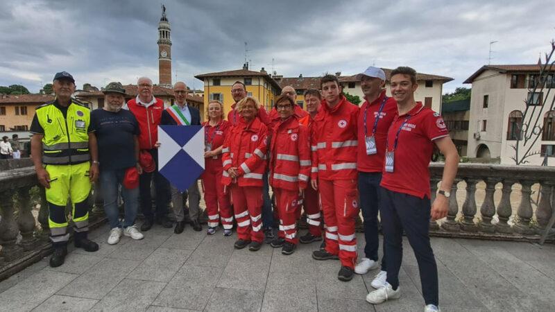 La Croce Rossa Italiana attribuisce lo Scudo Blu alla Torre del Popolo 