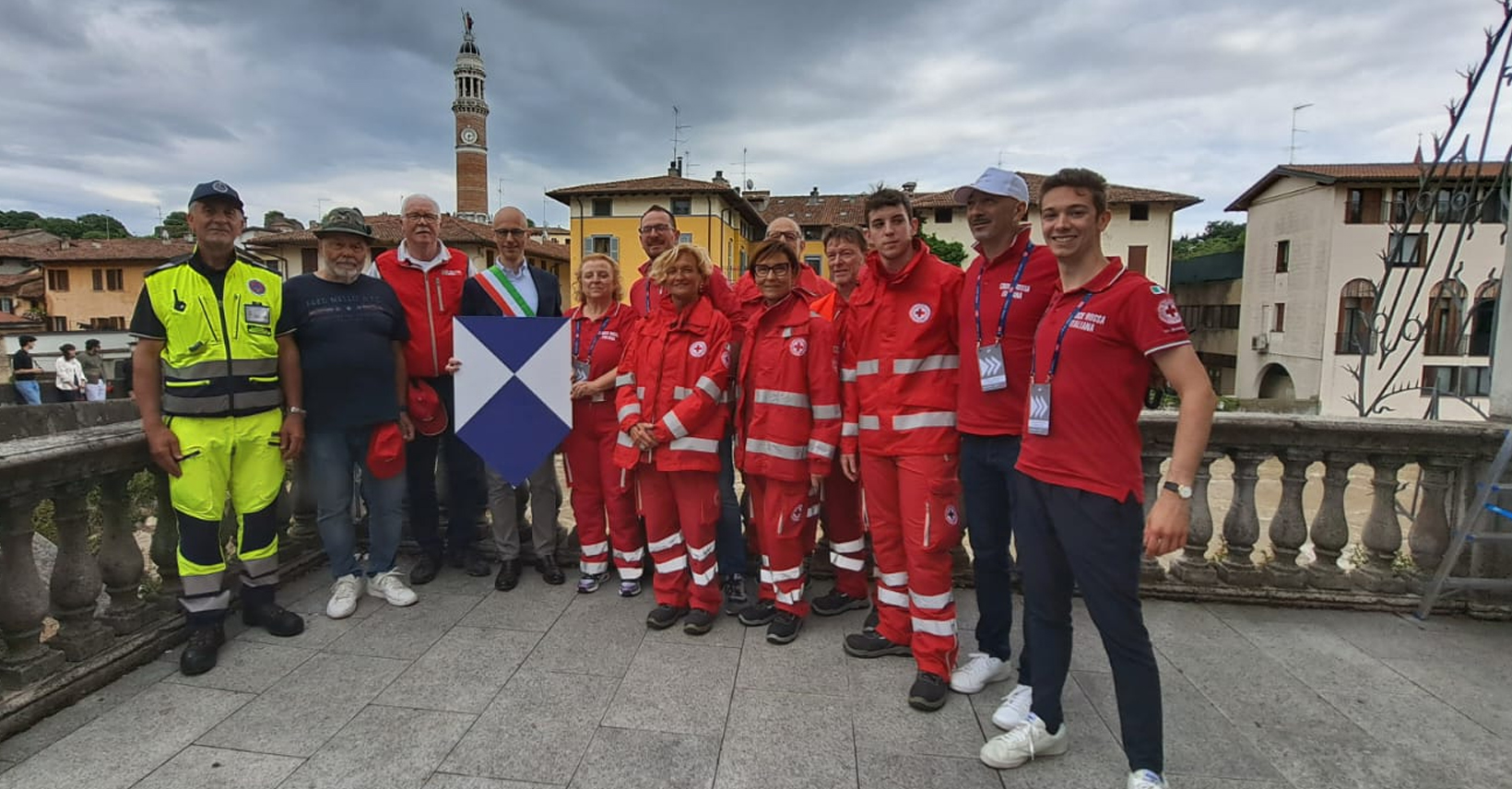 La Croce Rossa Italiana attribuisce lo Scudo Blu alla Torre del Popolo 