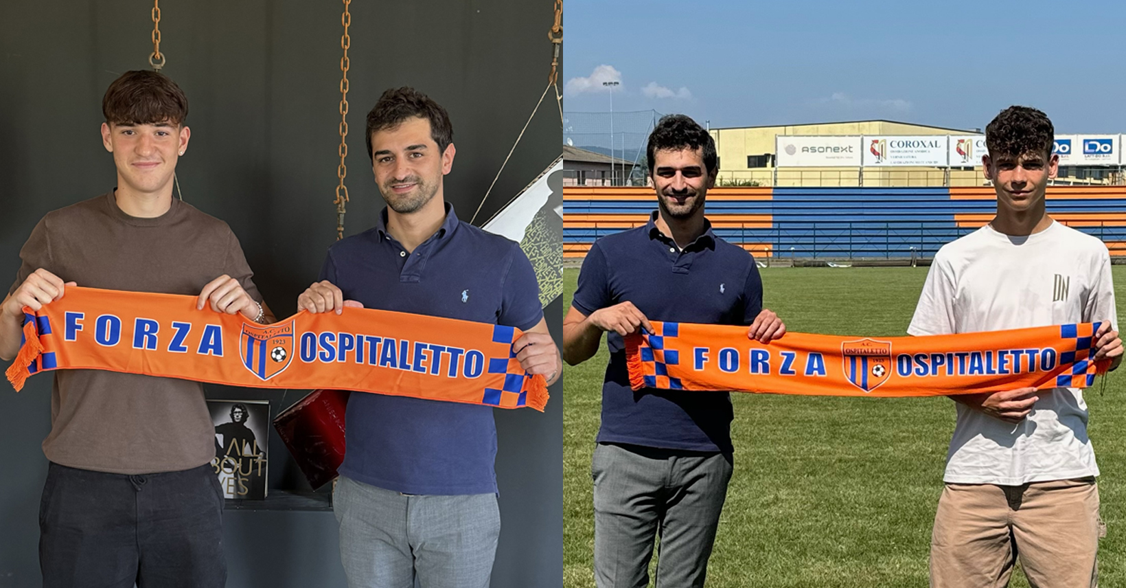 Simone Cantamessa e Cristian Righetti, nuovi arrivi per gli orange 2024/25