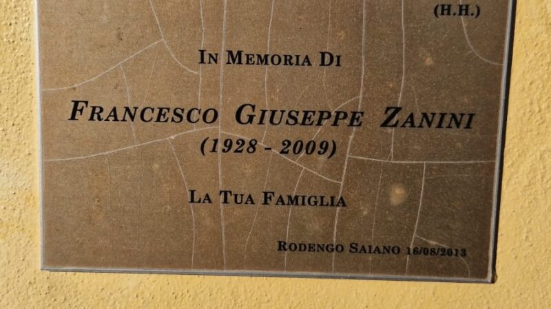 cappella in memoria di Francesco Giuseppe Zanini 4