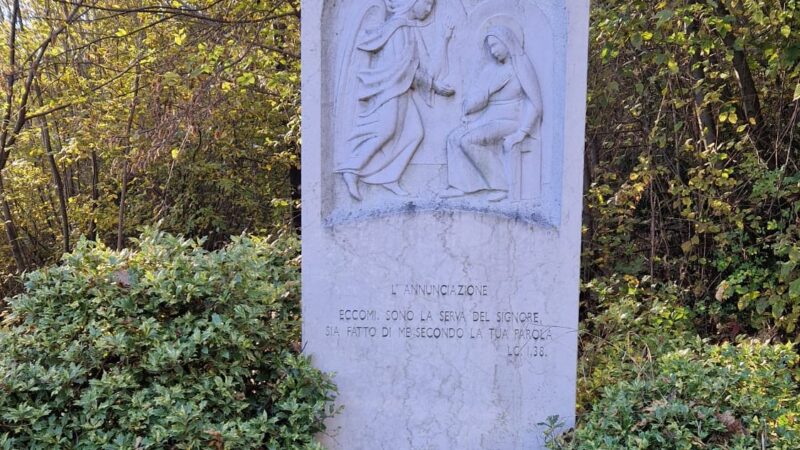 stele al Santuario della Madonna della Rosa 2