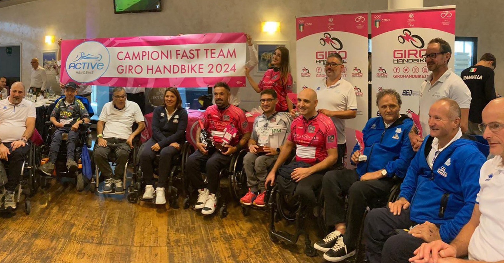 Active Team pigliatutto al Giro Handbike: alla società bresciana il successo assoluto e tutte le maglie