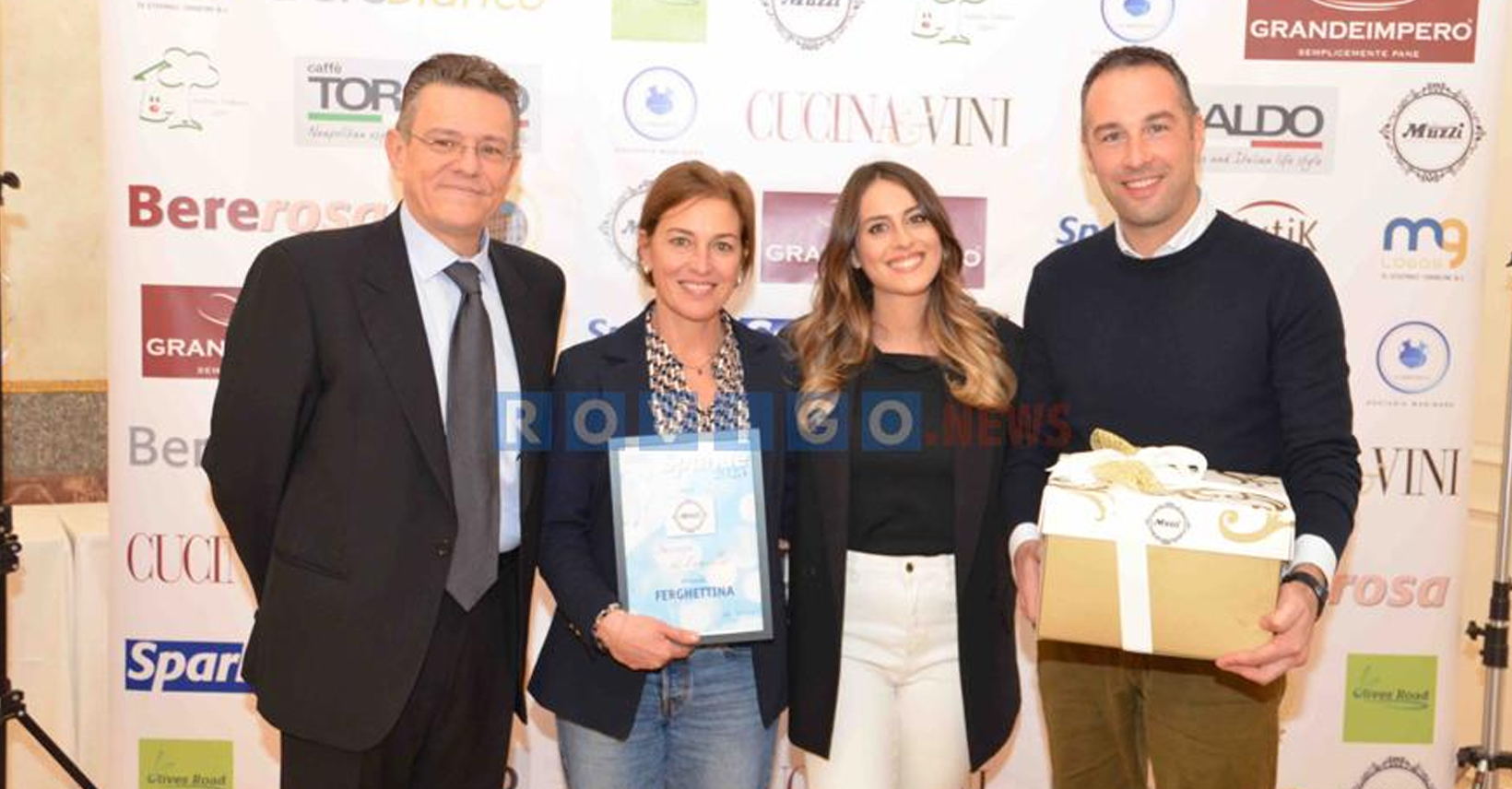 Industria Dolciaria Bossari premia Ferghettina Franciacorta